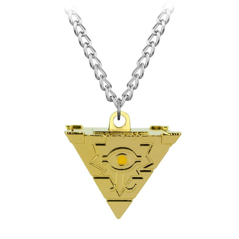 Yu-Gi-Oh - Yugi Muto Millenium Puzzle, Millennium Wheel Wisdom Keychains & Necklaces