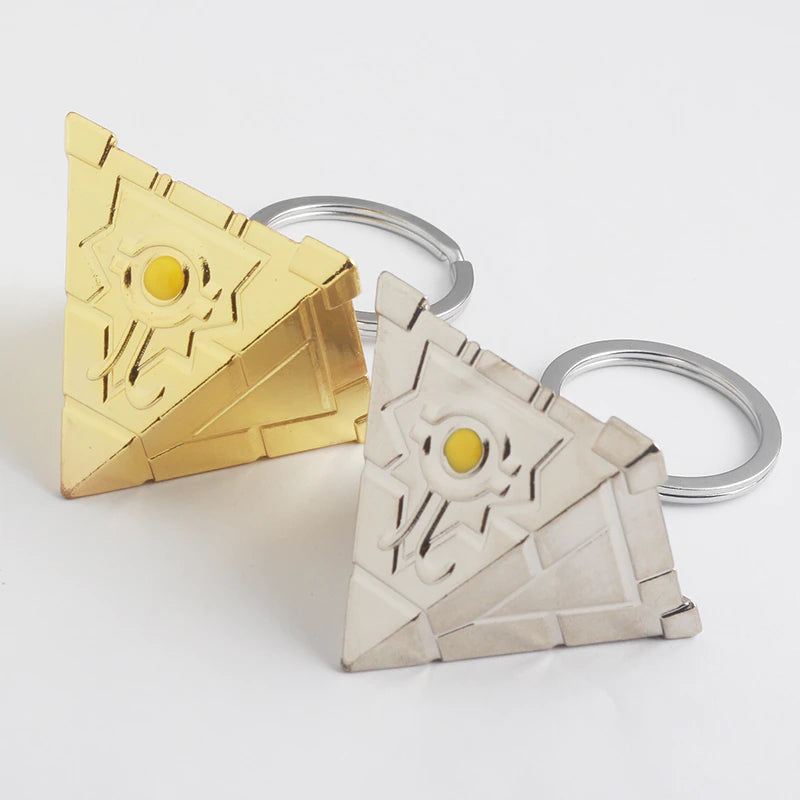 Yu-Gi-Oh - Yugi Muto Millenium Puzzle, Millennium Wheel Wisdom Keychains & Necklaces