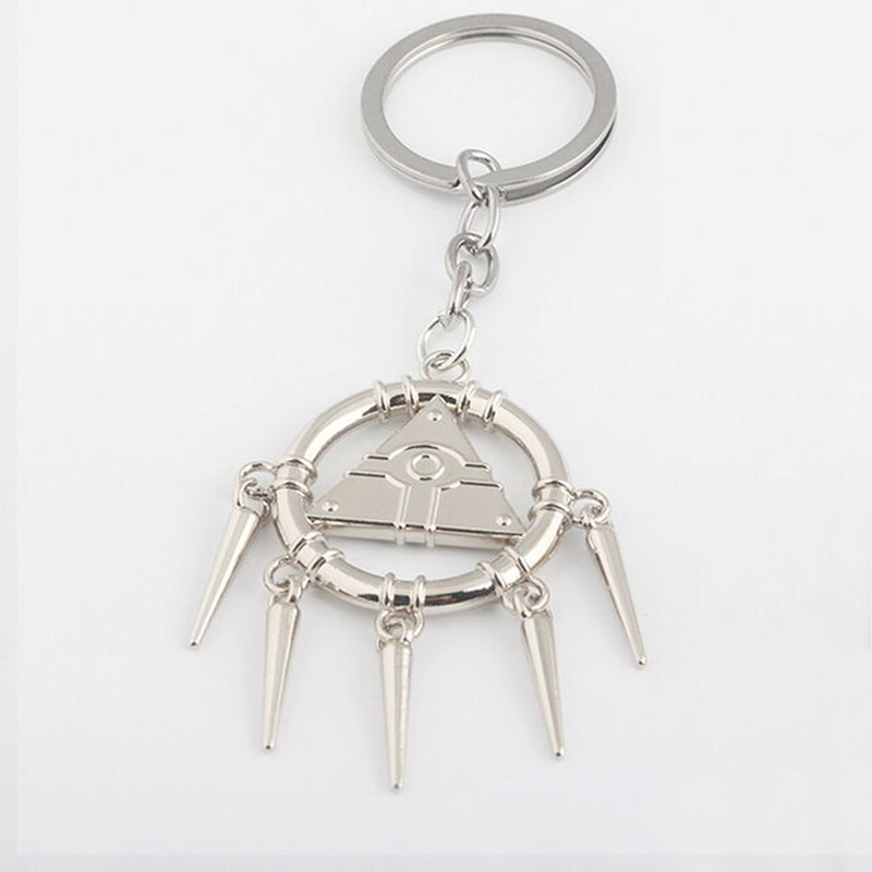 Yu-Gi-Oh - Yugi Muto Millenium Puzzle, Millennium Wheel Wisdom Keychains & Necklaces