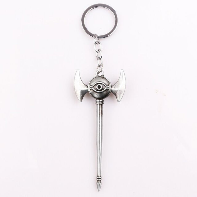Yu-Gi-Oh - Yugi Muto Millenium Puzzle, Millennium Wheel Wisdom Keychains & Necklaces