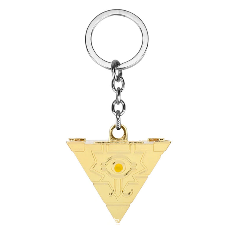 Yu-Gi-Oh - Yugi Muto Millenium Puzzle, Millennium Wheel Wisdom Keychains & Necklaces