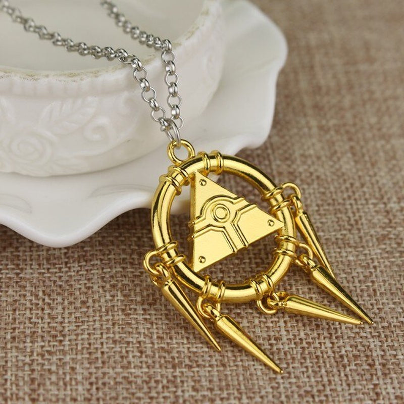 Yu-Gi-Oh - Yugi Muto Millenium Puzzle, Millennium Wheel Wisdom Keychains & Necklaces