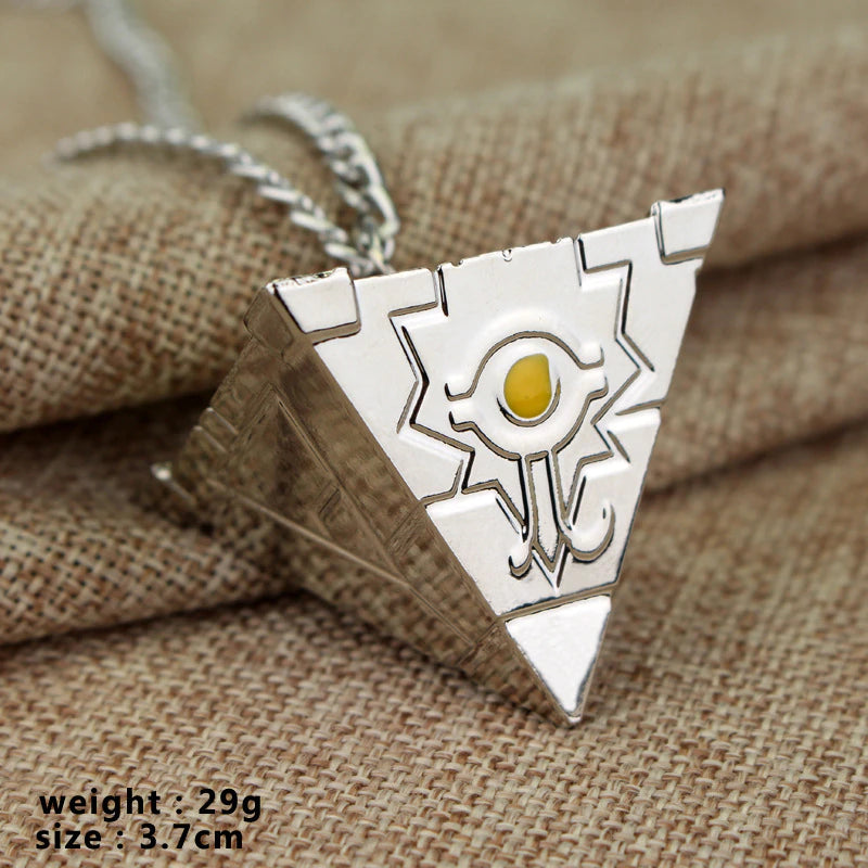 Yu-Gi-Oh - Yugi Muto Millenium Puzzle, Millennium Wheel Wisdom Keychains & Necklaces