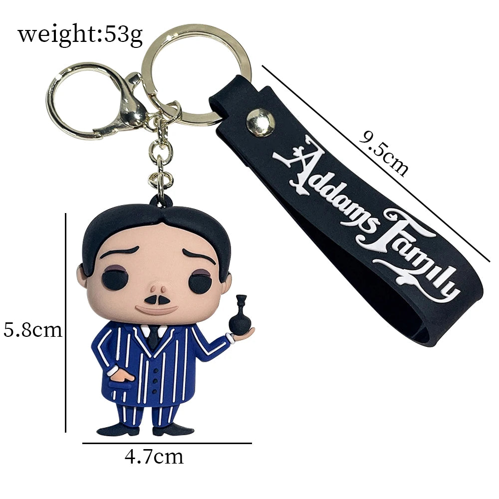 Wednesday Keychains Morticia Gomez