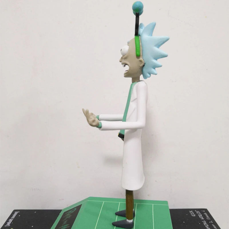 16Cm Rick Sanchez Action Figure Middle Finger Peace Collection