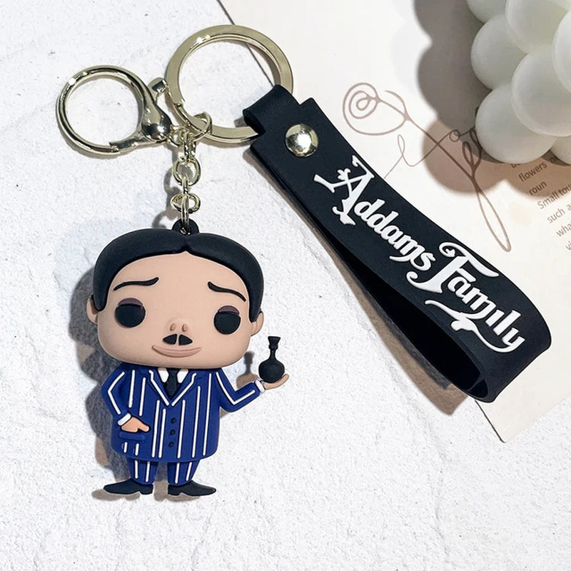 Wednesday Keychains Morticia Gomez