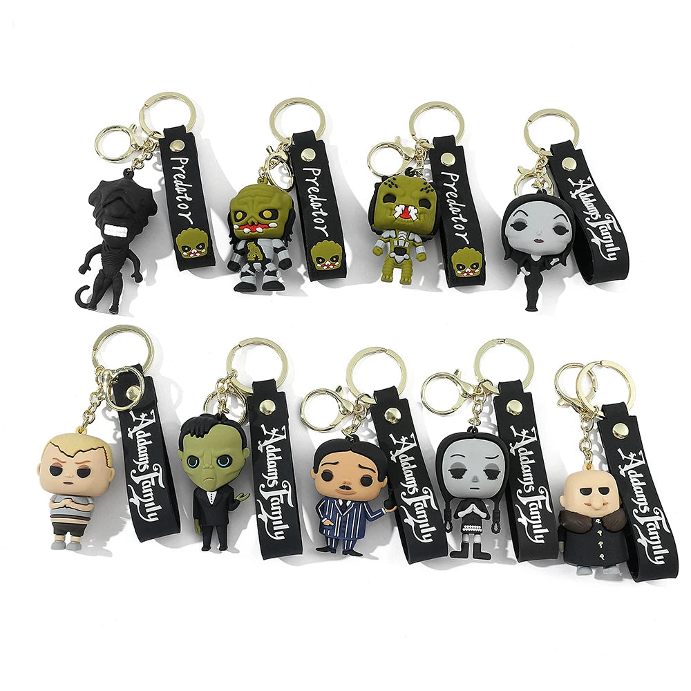 Wednesday Keychains Morticia Gomez