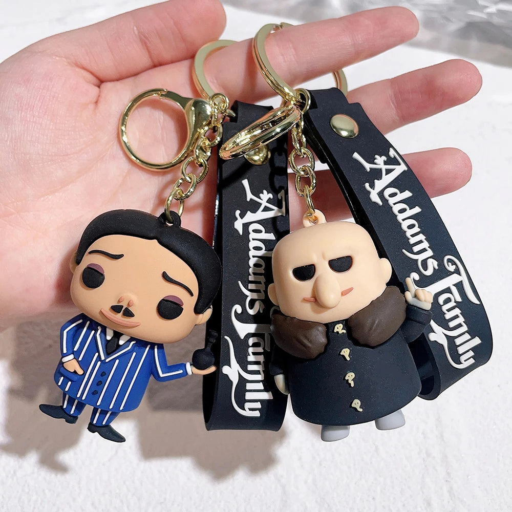 Wednesday Keychains Morticia Gomez