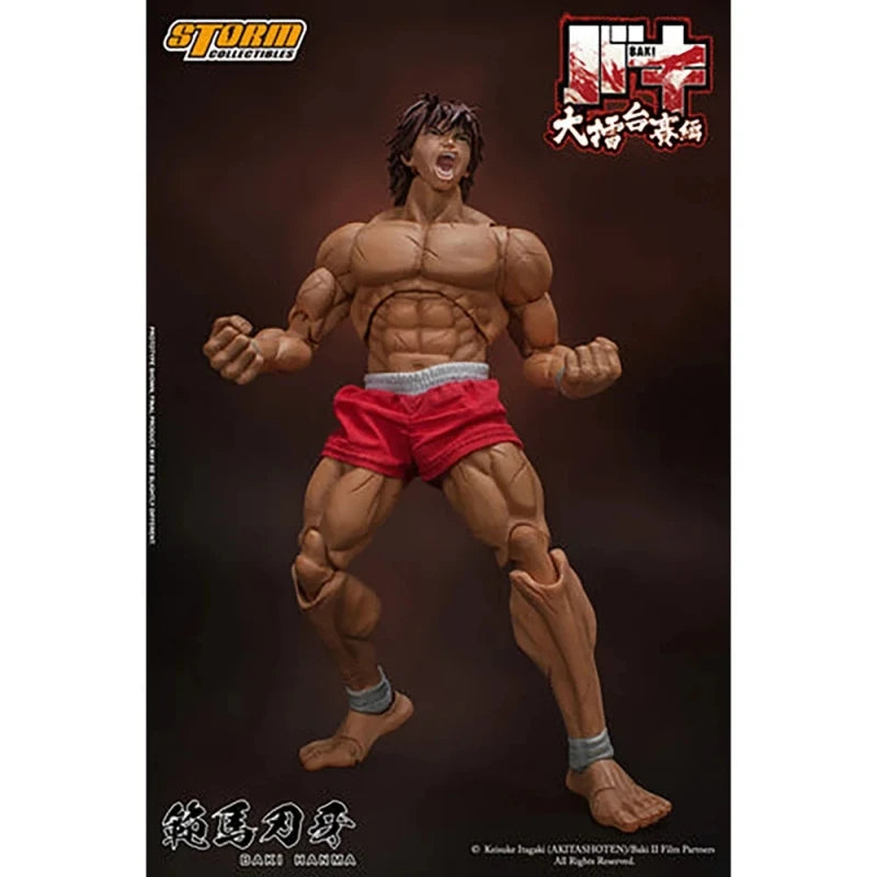 BAKI - Baki Hanma Son of Ogre Action Figures Anime Figures Collectible Desktop Decora