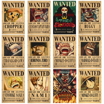 One Piece - New Wanted Posters