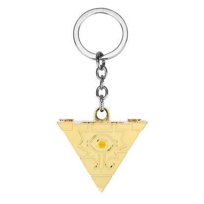 Yu-Gi-Oh - Yugi Muto Millenium Puzzle, Millennium Wheel Wisdom Keychains & Necklaces 