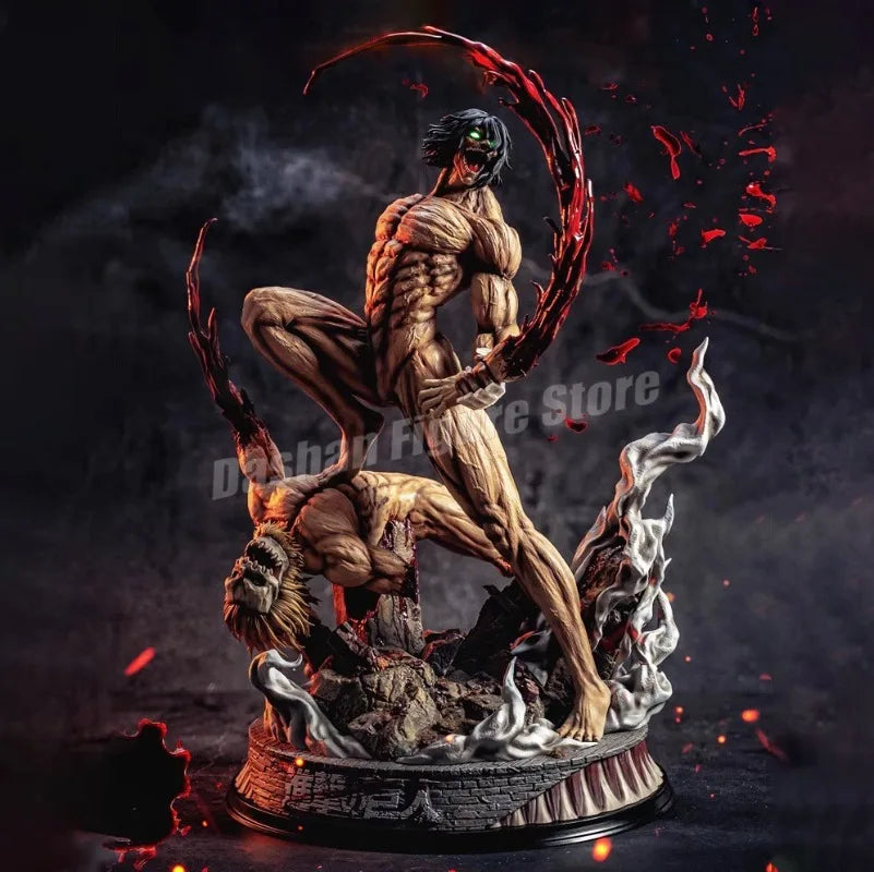 Anime Attack on Titan - Eren Jaeger Combat Form Figurine