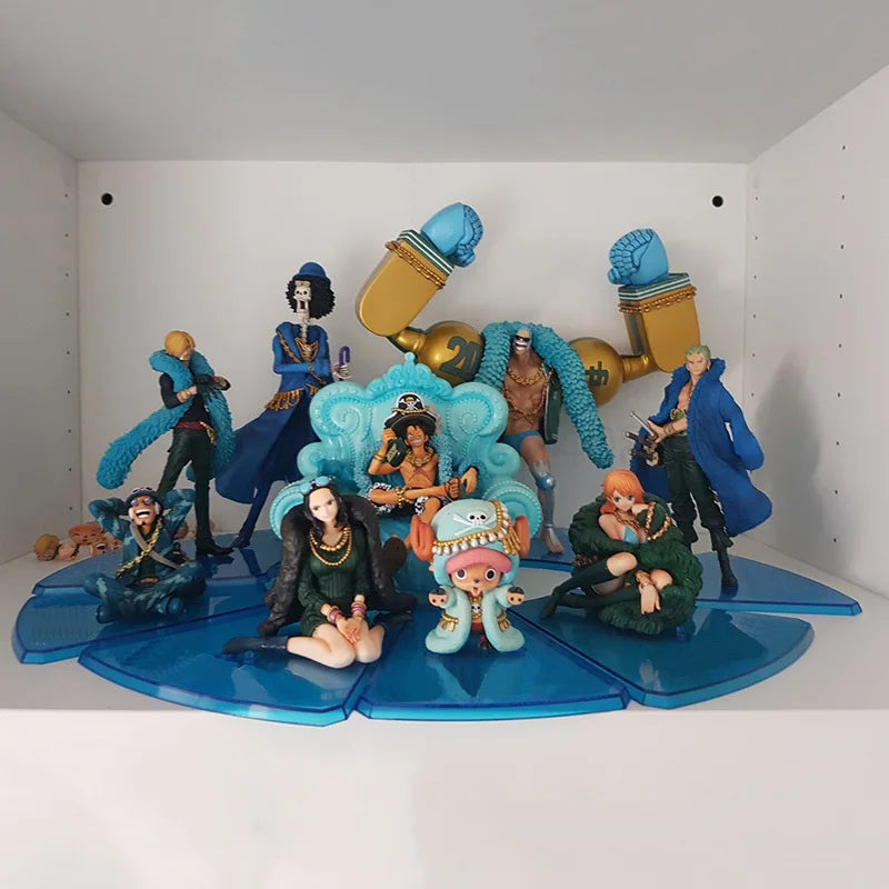 One Piece -  Luffy, Zoro, Chopper, Sanji, Robin, Franky, Usopp, Nami & Brook Action Figures PVC Model