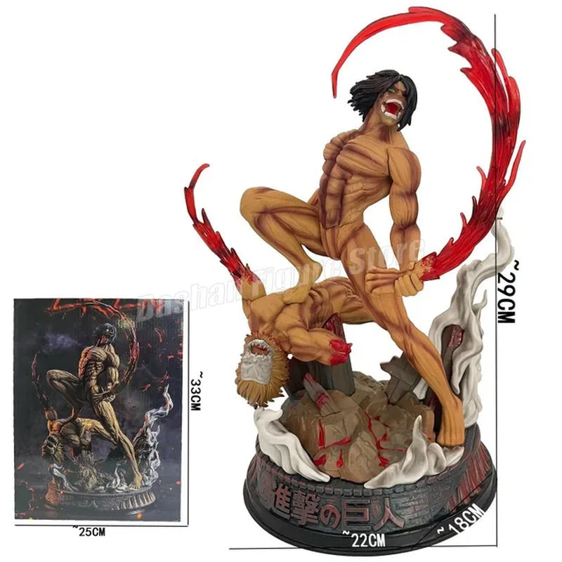 Anime Attack on Titan - Eren Jaeger Combat Form Figurine