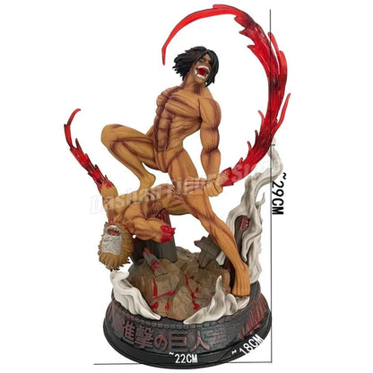 Anime Attack on Titan - Eren Jaeger Combat Form Figurine