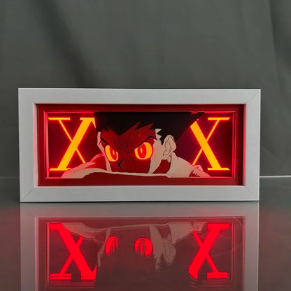 Hunter X Hunter - LED Light Paper Cut Shadow Box Killua Figures Lightbox