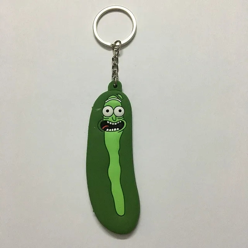 Cartoon Rick and Morty Keychain