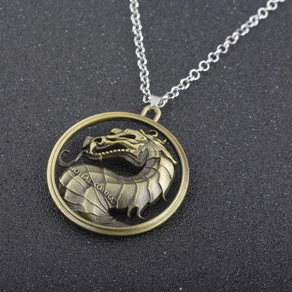 Mortal Kombat Pendant Dragon Necklace