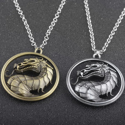 Mortal Kombat Pendant Dragon Necklace