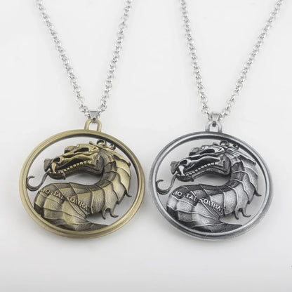 Mortal Kombat Pendant Dragon Necklace