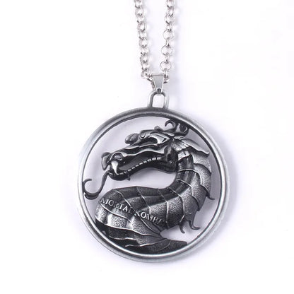 Mortal Kombat Pendant Dragon Necklace