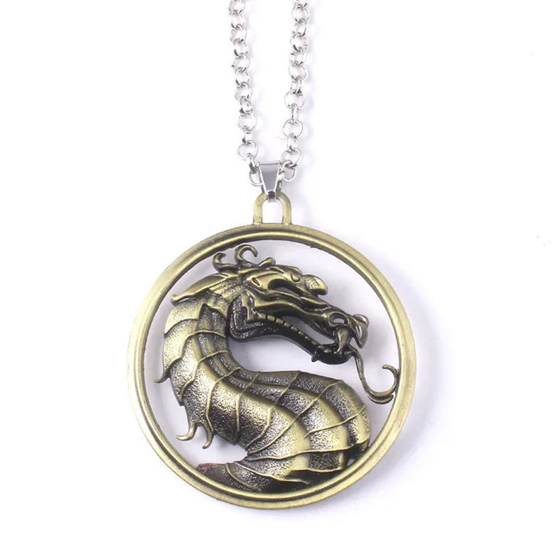 Mortal Kombat Pendant Dragon Necklace