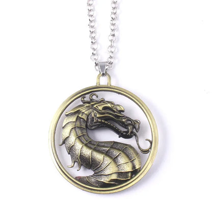 Mortal Kombat Pendant Dragon Necklace