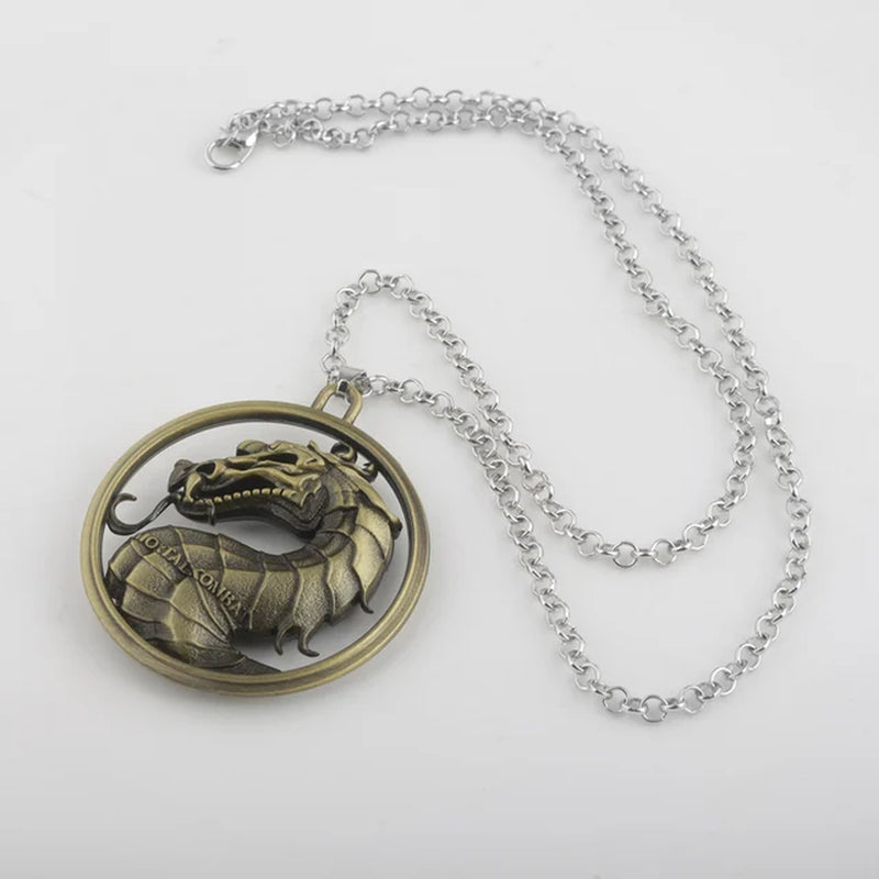 Mortal Kombat Pendant Dragon Necklace