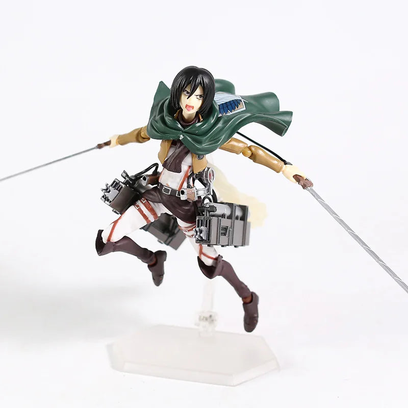 Attack on Titan - Eren Jaeger 207 Mikasa Ackerman 203 Levi Ackerman 213 Action Figure Collectible