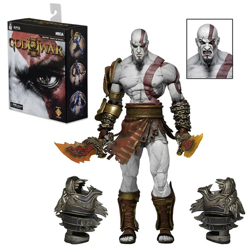 God of War - Ghost of Sparta Kratos in Ares Armor W Blades Action Figure Collectible