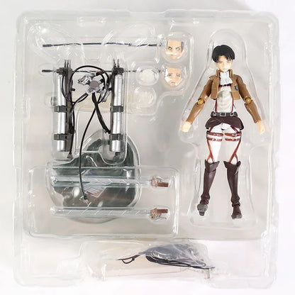 Attack on Titan - Eren Jaeger 207 Mikasa Ackerman 203 Levi Ackerman 213 Action Figure Collectible